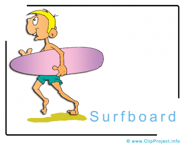 Surfboard Clipart Image free - Travel Clipart free