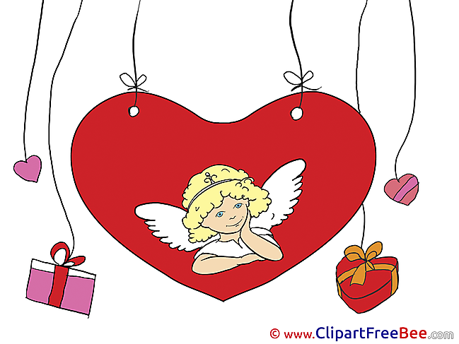 Cupid Gifts Heart free Cliparts Valentine's Day