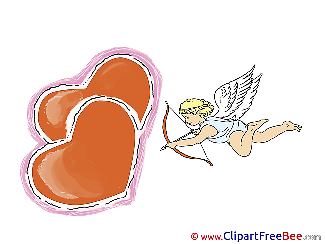 Cupid Hearts free Illustration Valentine's Day