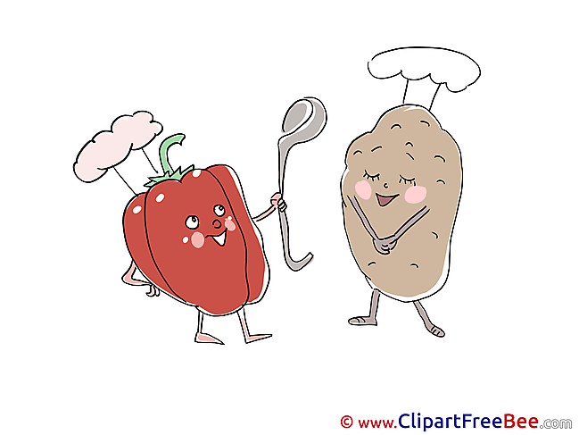 Potato Peppers Cooks Pics free Illustration