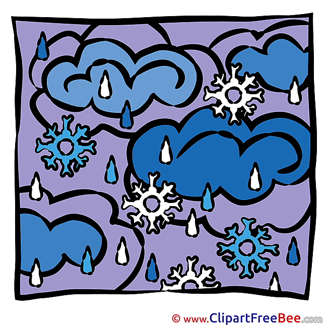 Cold Weather Snowflakes free Illustration download