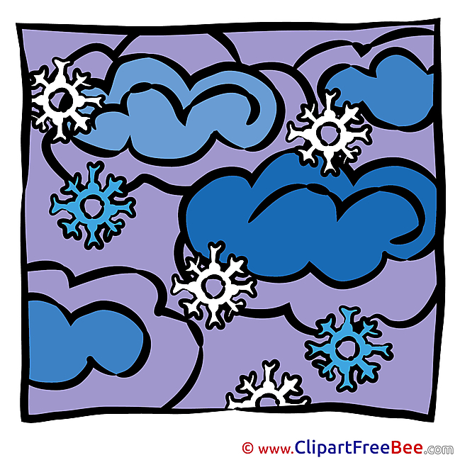 Night Snowflakes Clouds Weahter Pics free download Image