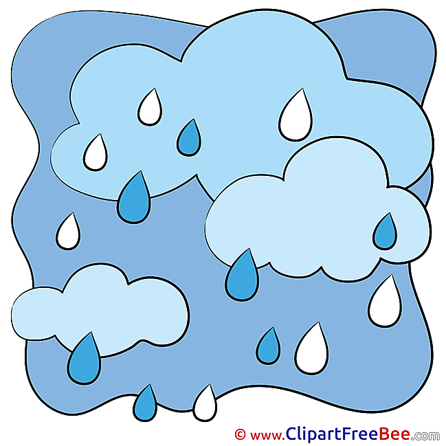Sky Rain Weather Clipart free Illustrations