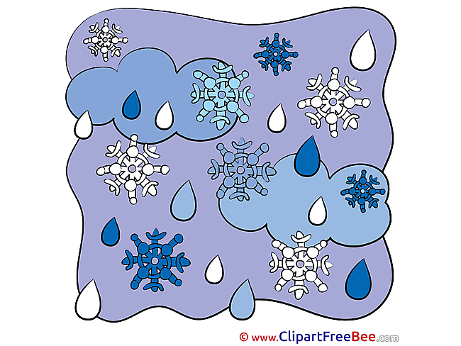 Winter Snowflakes free Cliparts for download
