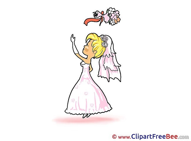 Bouquet Pics Wedding Illustration