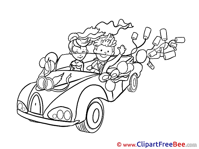 Car Wedding download Illustration