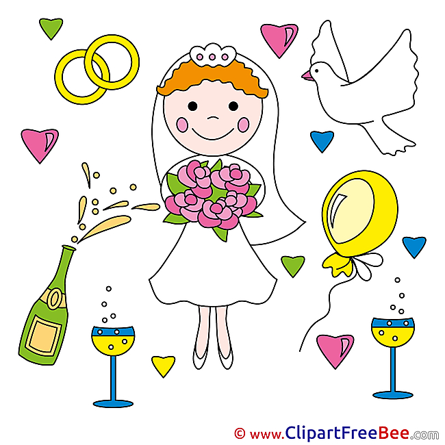 Fiancee Glasses Clipart Wedding free Images