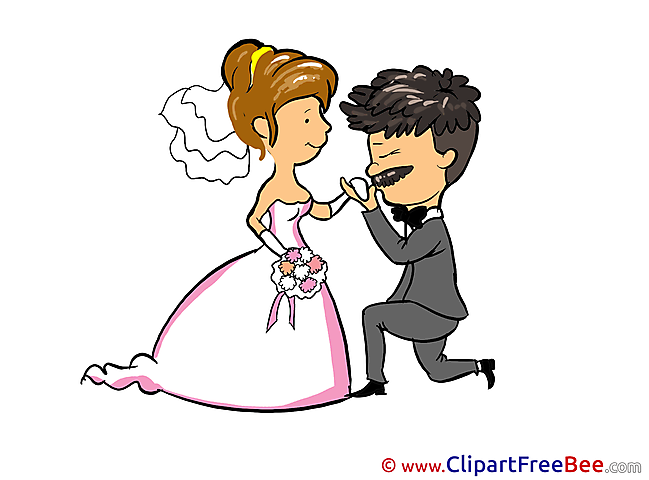 In Love Wedding Clip Art for free