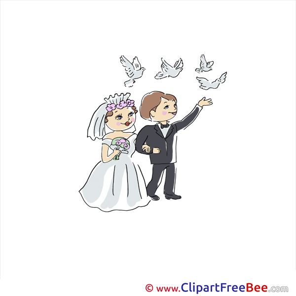 Pigeons Couple Clipart Wedding free Images