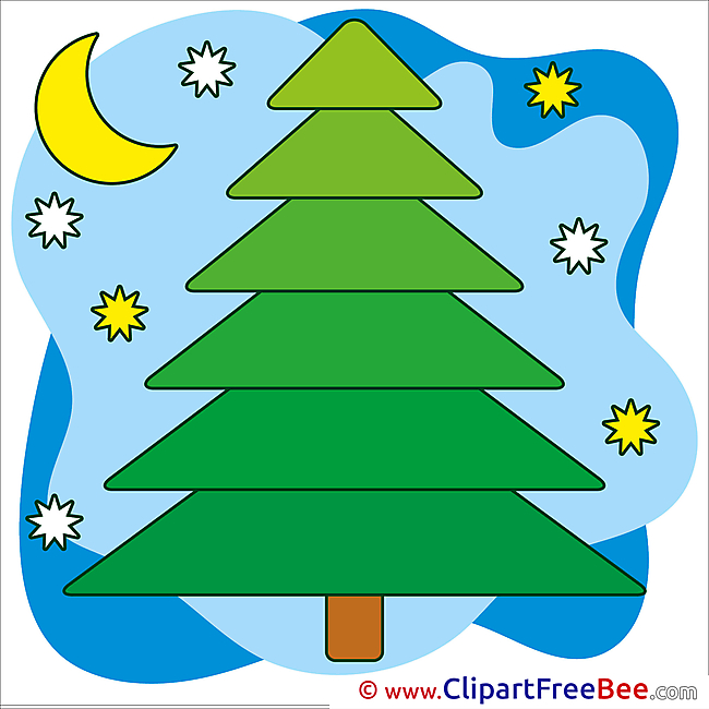 Moon Night download Clipart Winter Cliparts