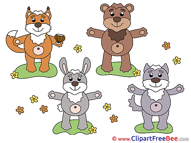 Animals Clipart free Illustrations