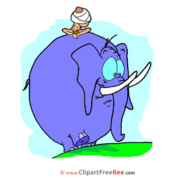 Blue Elephant Images download free Cliparts