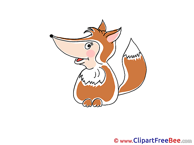 Fox free printable Cliparts and Images