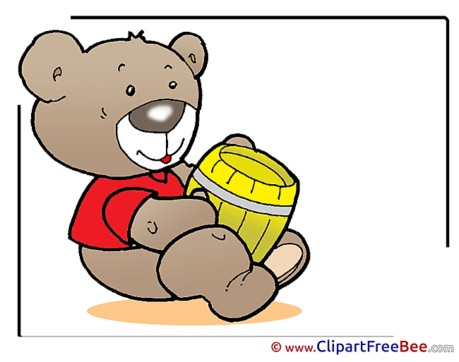Honey Bear Pics download Illustration