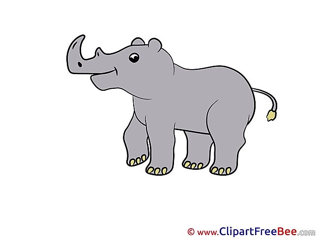 Rhino download printable Illustrations