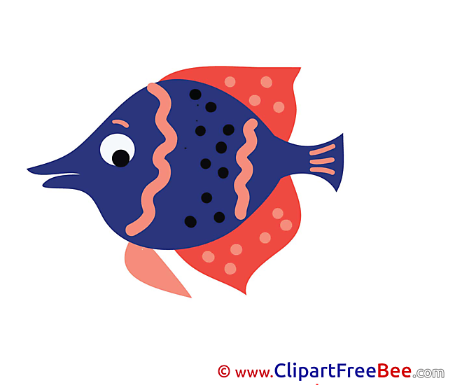 Sea Fish printable Illustrations for free