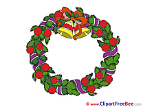 Wreath Clipart Advent Illustrations