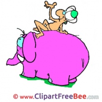 Indian Elephant download Clip Art for free