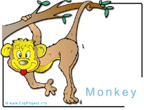 Monkey Clip Art Image free