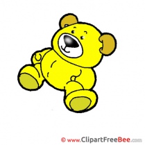 Teddy Bear Cliparts printable for free