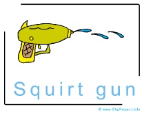 Squirt Gun Clip Art free