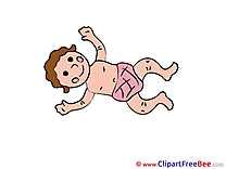 Baby download Illustration