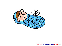 Swaddling Clothes Baby Illustrations for free
