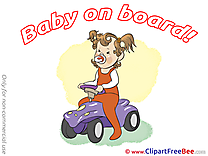 Autocar Clip Art download Baby on board