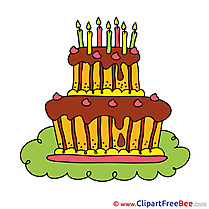 Birthday Cake Illustrations for free