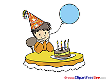 Boy Balloon Cliparts Birthday for free