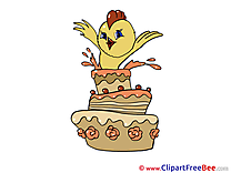Chicken Birthday download Illustration