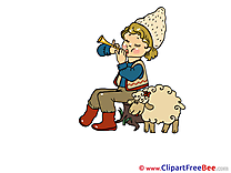 Sheep free Cliparts Birthday