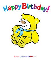 Teddy Bear Wishes Birthday Greeting Cards