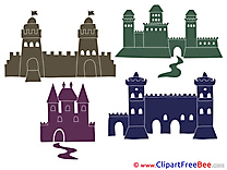 Picture Castles Clipart free Illustrations