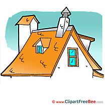 Roof House download printable Illustrations
