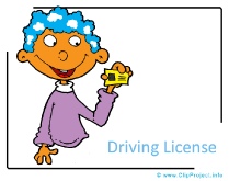 Driving License Clipart Image - Career Clipart Images