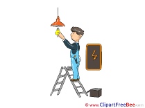 Electrician Clipart free Illustrations