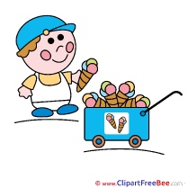 Iceman Ice Cream free Cliparts for download