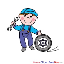 Mechanic Clipart free Illustrations