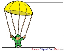 Parachutist Clipart free Illustrations