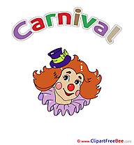 Clown Girl Carnival download Illustration