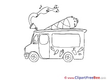 Music Ice Cream Truck Pics free Illustration