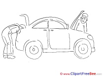 Repairs Car Clipart free Illustrations
