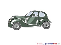 Retro Car printable Illustrations for free
