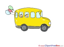School Bus Clipart free Illustrations