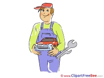 Wrench Man Mechanic printable Images for download