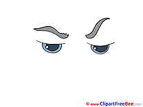 Cliparts Eyes printable for free
