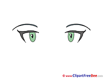 Green Eyes free Cliparts for download