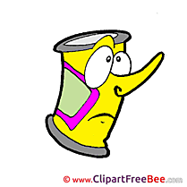 Tin Can Clip Art download for free