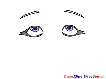 Tired Look Pics download Illustration